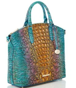 BRAHMIN Multi Caloosa Collection Large Duxbury Satchel Bag -Kurt Geiger Shop 00000000 zi 9fc72b99 626c 446d ab56 e4fd8c7e905a 03 ai