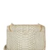 BRAHMIN Ellacoya Collection Rosalie Oyster Grey Crossbody Bag