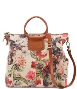 HOBO Sheila Botanical Floral Leather Satchel Bag -Kurt Geiger Shop 00000000 zi a1940fe1 dd8d 4950 ba46 3db294990ffa