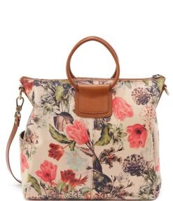 HOBO Sheila Botanical Floral Leather Satchel Bag -Kurt Geiger Shop 00000000 zi a1940fe1 dd8d 4950 ba46 3db294990ffa 01 ai