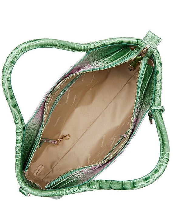 BRAHMIN Ombre Melbourne Collection Elaine Apple Blush Satchel Bag 4 BRAHMIN Ombre Melbourne Collection Elaine Apple Blush Satchel Bag - Afbeelding 4