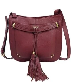 Lodis Grayson Leather Crossbody Bag