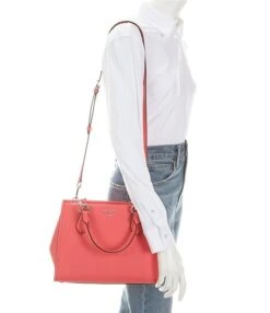 Michael Kors Marilyn Saffiano Leather Medium Satchel Bag