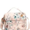 Vera Bradley Peach Blossom Bouquet Crossbody Lunch Bag