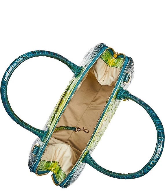 BRAHMIN Ombre Melbourne Collection Caroline Zesty Green Ombre Satchel Bag 1 BRAHMIN Ombre Melbourne Collection Caroline Zesty Green Ombre Satchel Bag