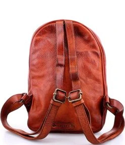 Bed Stu Dominique Oval Shaped Leather Backpack