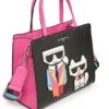 KARL LAGERFELD PARIS Maybelle Karl & Rabbit Logo Satchel Bag
