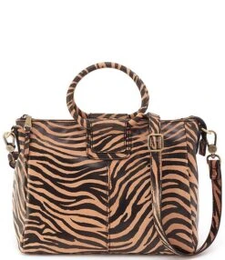 HOBO Sheila Medium Zebra Stripe Satchel Bag -Kurt Geiger Shop 00000000 zi adbd8439 db08 43d0 a683 9eb10b849720