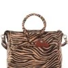 HOBO Sheila Medium Zebra Stripe Satchel Bag