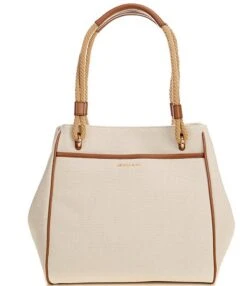 Michael Kors Talia Large Canvas Rope Handle Satchel Bag -Kurt Geiger Shop 00000000 zi aec70c16 969f 4e09 aefe 5a33b96f9d2b