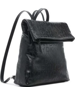 DKNY Tilly Vegan Leather Tonal Logo Backpack