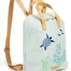Vera Bradley Turtle Dream Straw Mini Totepack