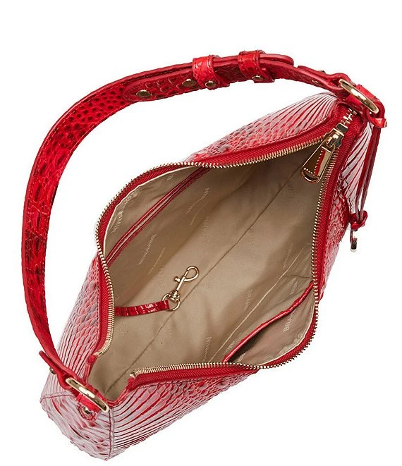 BRAHMIN Melbourne Collection Tabitha Red Flare Shoulder Bag 3 BRAHMIN Melbourne Collection Tabitha Red Flare Shoulder Bag - Afbeelding 3