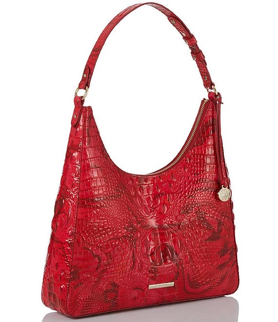 BRAHMIN Melbourne Collection Tabitha Red Flare Shoulder Bag 1 BRAHMIN Melbourne Collection Tabitha Red Flare Shoulder Bag
