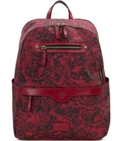 Patricia Nash Etched Roses Collection Roses Print Karina Backpack