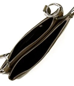 Vince Camuto Livy Large Leather Gold Tone Hardware Shoulder Bag