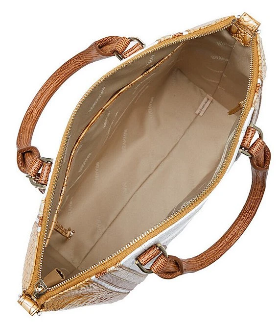 BRAHMIN Dune Alamosa Collection Large Duxbury Satchel Bag 1 BRAHMIN Dune Alamosa Collection Large Duxbury Satchel Bag