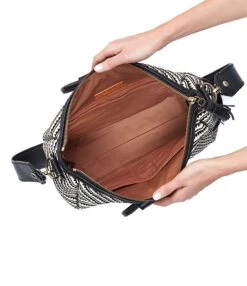 HOBO Sheila Large Striped Satchel Bag -Kurt Geiger Shop 00000000 zi b70c51a4 5741 4eea aa35 0f8ef057b720 02 ai