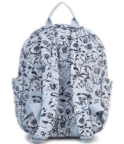 Vera Bradley Perennials Gray Small Backpack
