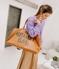 Beaba Childhome Leatherlook Mommy Tote Bag