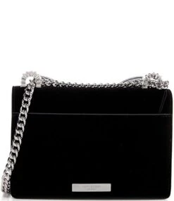Kurt Geiger London Small Velvet Rhinestone Bow Sueded Fabric Crossbody Bag -Kurt Geiger Shop 00000000 zi bd537fdd 866e 444b a422 baa4bc305833 01 ai