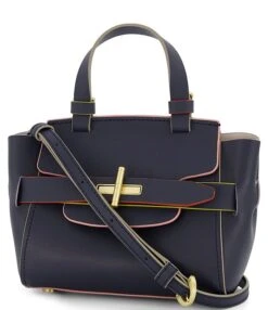 ZAC Zac Posen Brigette Belted Rainbow Trim Mini Crossbody Bag
