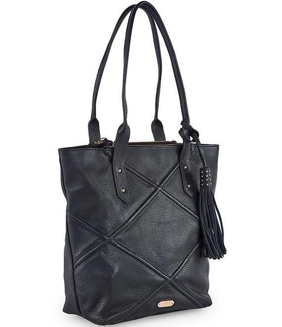 Lodis Aria Diamond Shape Patterned Leather Medium Tote Bag 1 Lodis Aria Diamond Shape Patterned Leather Medium Tote Bag