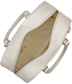 BRAHMIN Latte Velouria Collection Marissa Satchel Bag -Kurt Geiger Shop 00000000 zi c0cbb6c4 73f1 463f 8c32 307e06333f4e 02 ai