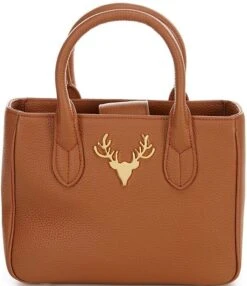 Taxidermy Micro Mackie Pebbled Leather Tote Bag