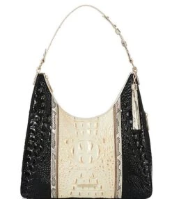 BRAHMIN Rockville Collection Ivory Iguana Tabitha Shoulder Bag -Kurt Geiger Shop 00000000 zi c49f3546 8f0a 468c a5b8 d27c310c166b