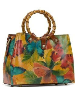 Patricia Nash Empoli Watercolor Bamboo Handle Butterfly Satchel Bag -Kurt Geiger Shop 00000000 zi c4e73f71 8046 4e0c 961c d3d46fdd0a1c 01 ai