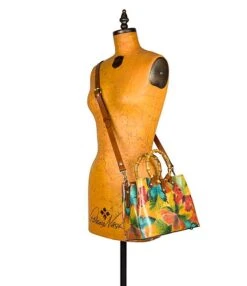 Patricia Nash Empoli Watercolor Bamboo Handle Butterfly Satchel Bag -Kurt Geiger Shop 00000000 zi c4e73f71 8046 4e0c 961c d3d46fdd0a1c 04 ai