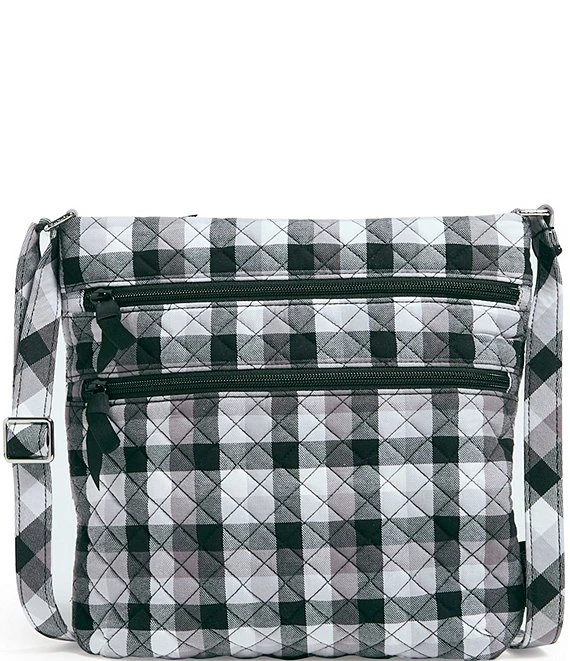 Vera Bradley Triple Zip Hipster Recycled Cotton Plaid Crossbody Bag 3 Vera Bradley Triple Zip Hipster Recycled Cotton Plaid Crossbody Bag - Afbeelding 3