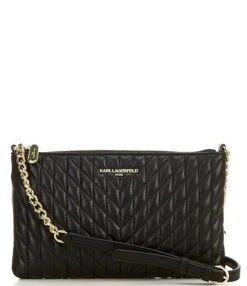 KARL LAGERFELD PARIS Karolina Quilted Leather Crossbody Bag -Kurt Geiger Shop 00000000 zi c7097279 822c 46eb b044 de2ccae95c0a