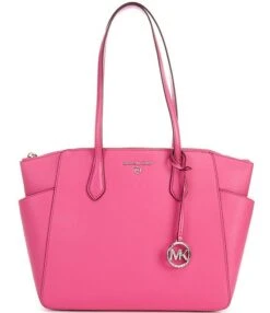 Michael Kors Marilyn Medium Saffiano Leather Top Zip Tote Bag