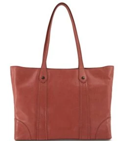 Frye Melissa Washed Leather Shopper Tote Bag
