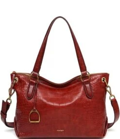 Margot Maria Croc-Embossed Leather Satchel Bag -Kurt Geiger Shop 00000000 zi c9770275 a2b3 452e bfdd 99e116109303