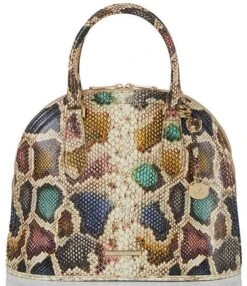 BRAHMIN Multi Caloosa Collection Georgina Satchel Bag -Kurt Geiger Shop 00000000 zi ca1498ca ca2b 419e 9420 b5770991da2e