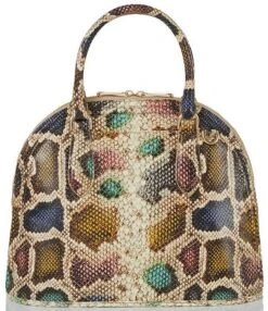 BRAHMIN Multi Caloosa Collection Georgina Satchel Bag