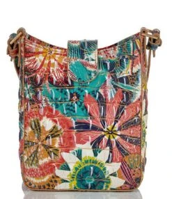 BRAHMIN Melbourne Collection Marley Desert Bloom Crossbody Bag