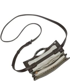 Vince Camuto Menio Small Braided Leather Crossbody Bag