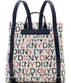 DKNY Tilly Vegan Leather Logo Backpack -Kurt Geiger Shop 00000000 zi ce872e9c d857 4a05 b39c f6d16ed8f116 01 ai