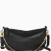 Fossil Jolie Chain Detail Leather Baguette Shoulder Bag