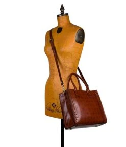 Patricia Nash Curry Signature Floret Leather Satchel Bag -Kurt Geiger Shop 00000000 zi d175aa78 f3e5 4497 8f98 cfe8c37e0d4f 04 ai