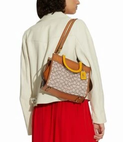 COACH Signature Logo Jacquard Rogue 25 Shoulder Bag -Kurt Geiger Shop 00000000 zi d1e7dbd9 9f64 46ff 9bbc fd9b8a0cc8d3 04 ai