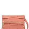Hammitt VIP Large Gold Studded Leather Pink Crossbody Bag