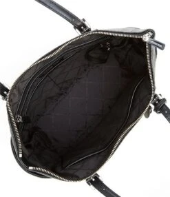 Michael Kors Signature Logo And Logo Charm Jet Set East West Tote Bag