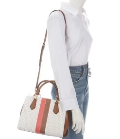 Michael Kors Marilyn Signature Logo Stripe Semi Lux Medium Satchel Bag -Kurt Geiger Shop 00000000 zi d44c2a5f 81bf 412a 990b 1f29bd00e552 03 ai