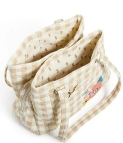 Vera Bradley Peach Blossom Picnic Multi Compartment Shoulder Bag