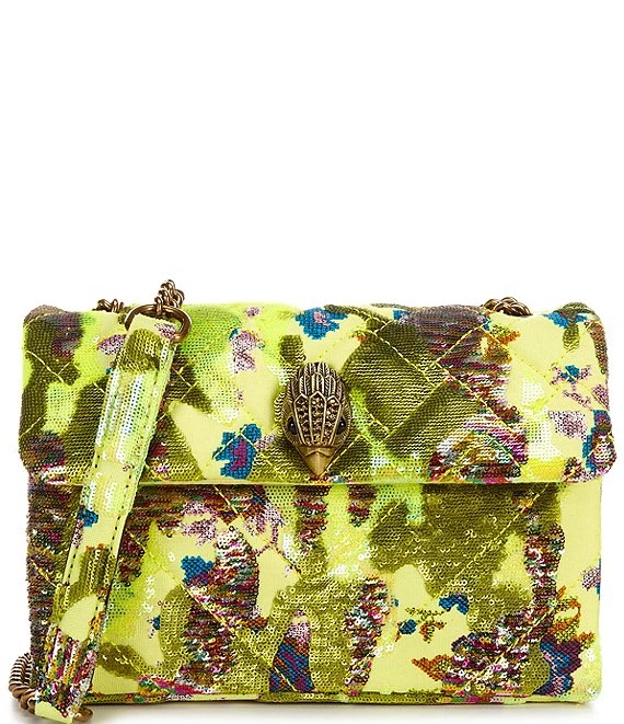 Kurt Geiger London Kensington Medium Sequin Fabric Shoulder Bag 3 Kurt Geiger London Kensington Medium Sequin Fabric Shoulder Bag - Afbeelding 3